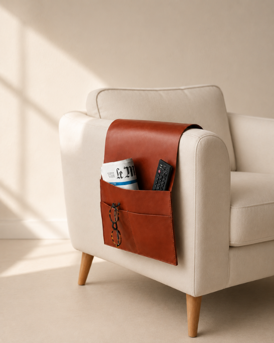 Handmade Genuine Leather Seat Organizer