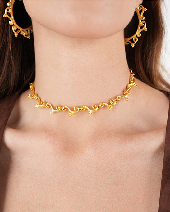 Inanna Large Gold Hoop Earrings