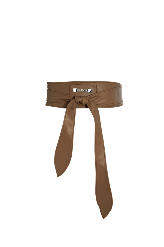 Iquoniq Leather Belt - Camel