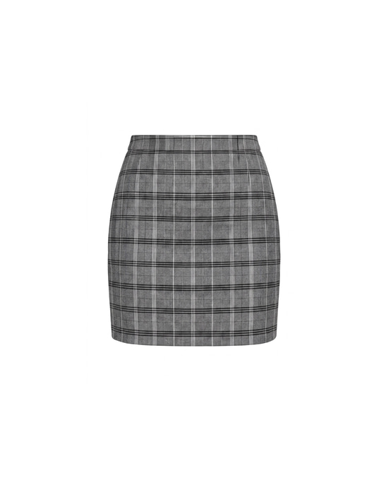 Irene Plaid Mini Skirt 