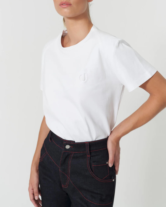 J Logo Oversize Basic T-Shirt