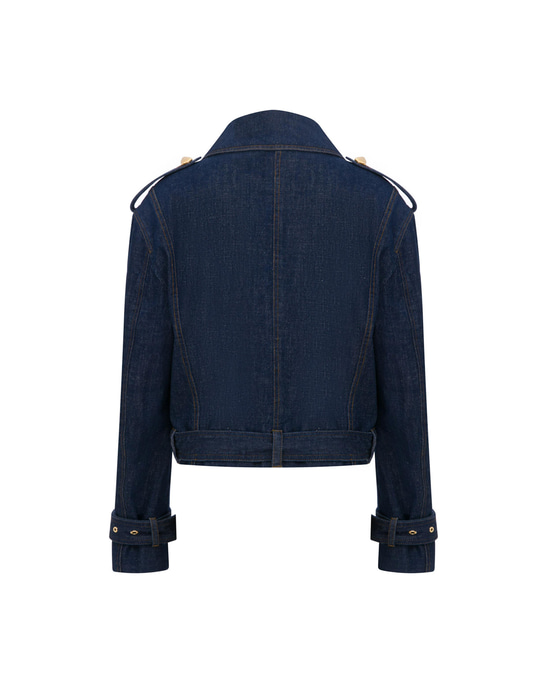 Larga Denim Oversized Long Jacket 