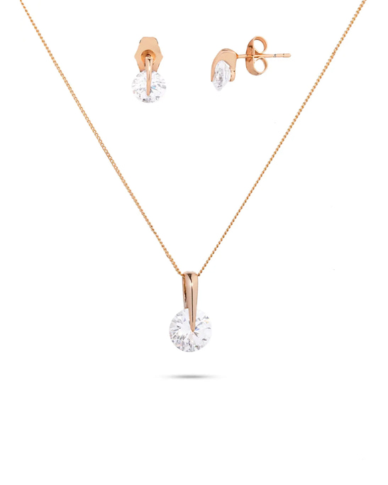 Laura Rose Gold Plated Set
