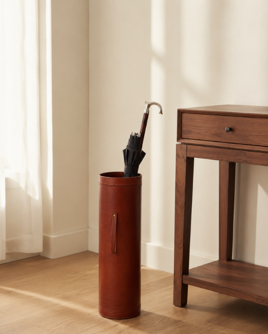 Leather Entryway Organizer