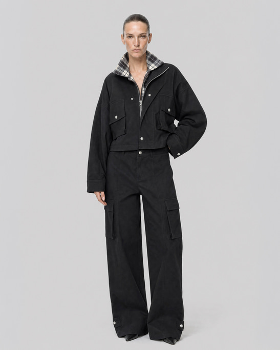 Lora Layered Jacket Black