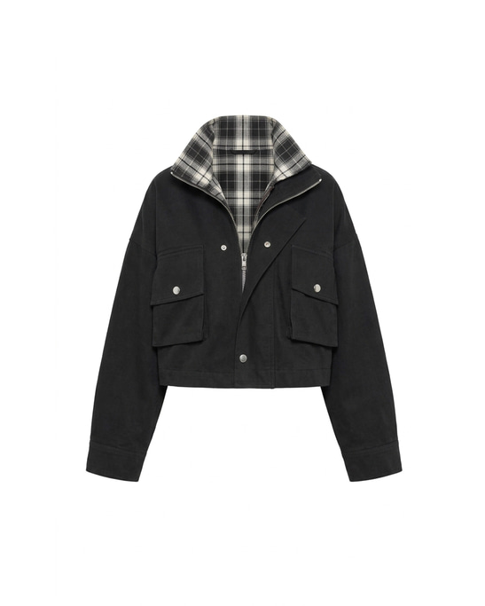 Lora Layered Jacket Black
