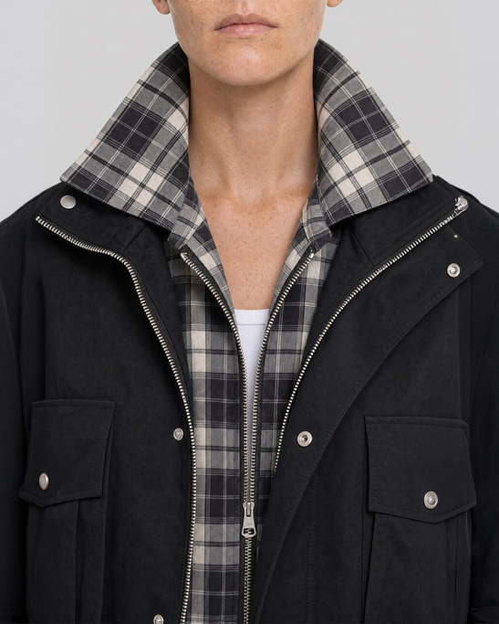 Lora Layered Jacket Black