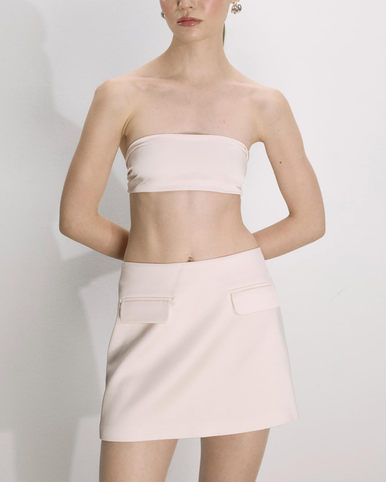Marde A-Line Mini Skirt Cloud Pink