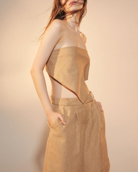 Marde Shorts Almond Buff