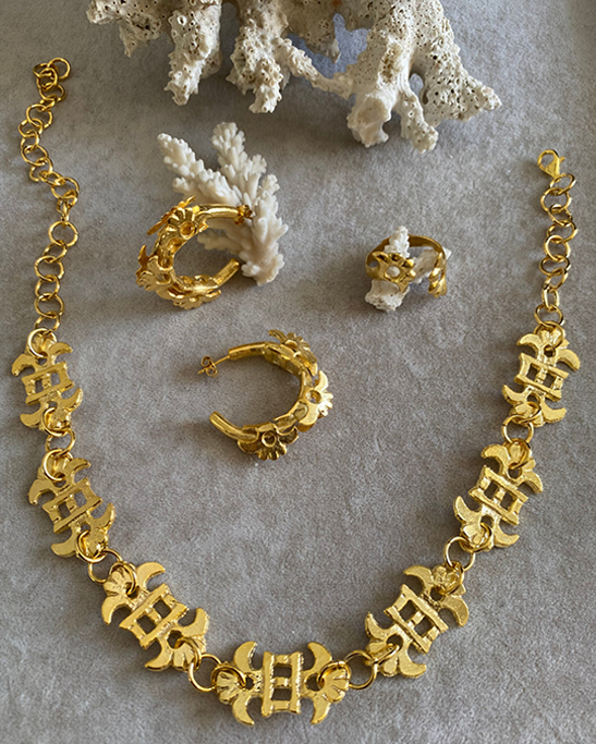 Okheia Gold Plated Necklace