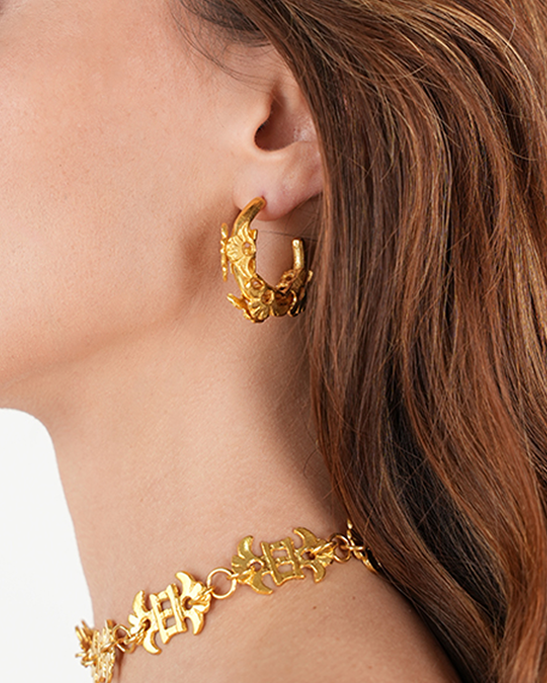 Okheia Bold Hoop Earrings
