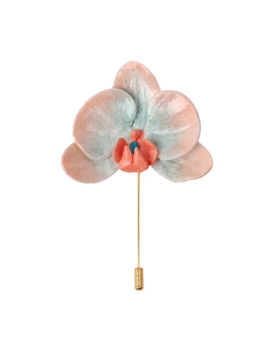 Orchid Muse Brooche - Horizon Glow