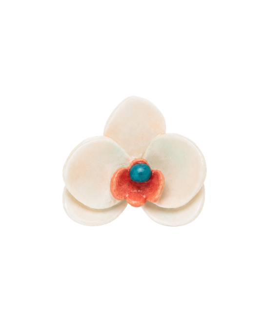 Orchid Muse Mini Porcelain Ring