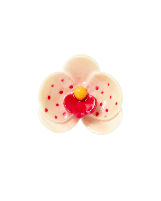 Orchid Muse Mini Porcelain Ring