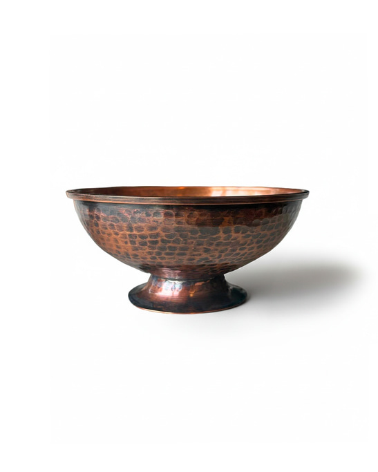 Oxidized Pedestal Bowl