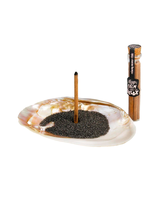 Pearl Incense Holder and Stick Incense Set