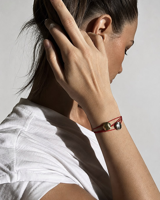 Pill Silver Strıng Bracelet