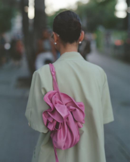 Pink Bucket Bag