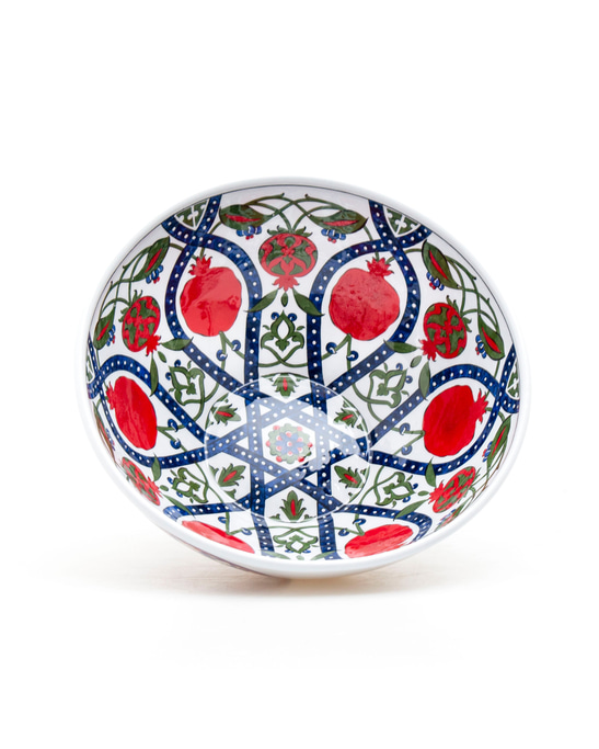Pomegranate Motif İznik Ceramic Bowl