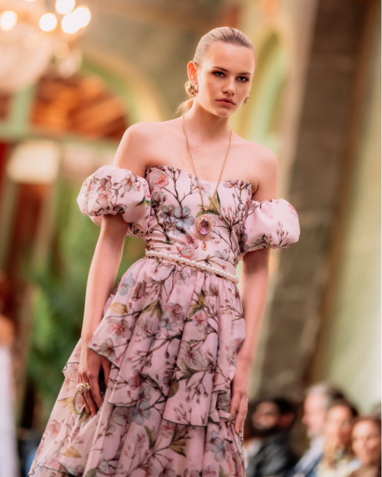 Provence Poème Pink Gown