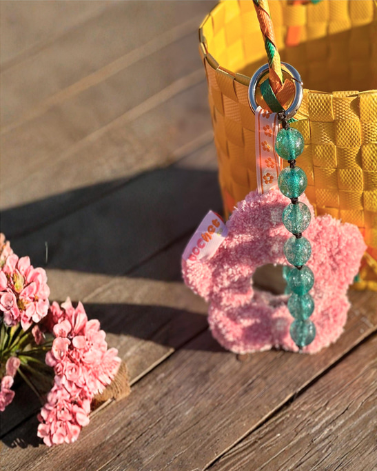 Puffy Bloom Bag Charm