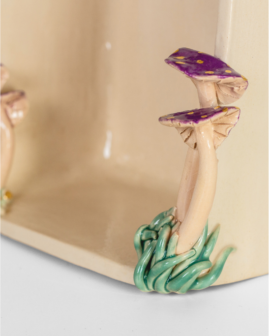 Purple Ceramic Altar