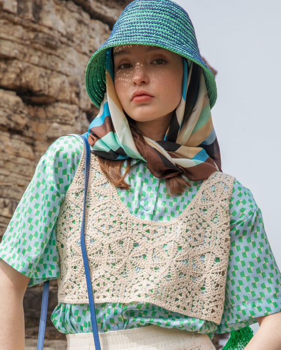 Raffia Bucket Hat