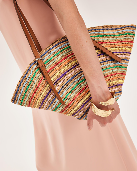 Raffia Shoulder Bag