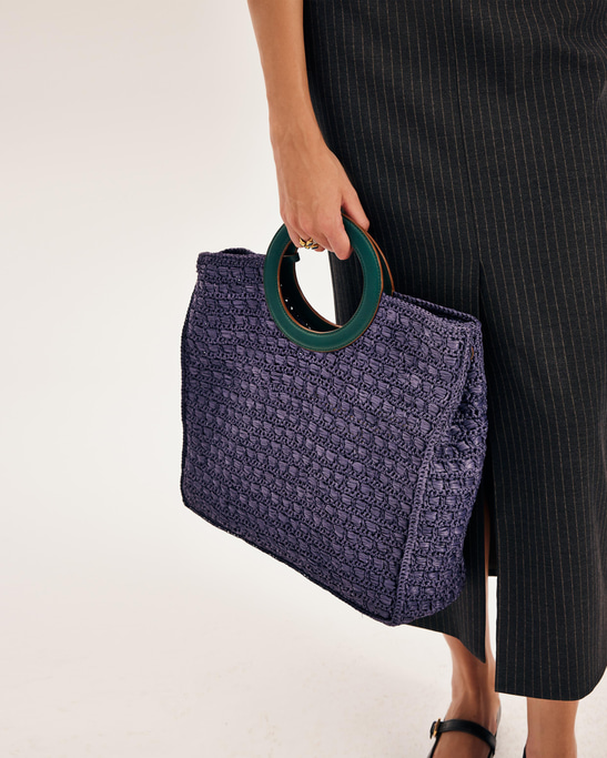 Raffia Tote Bag