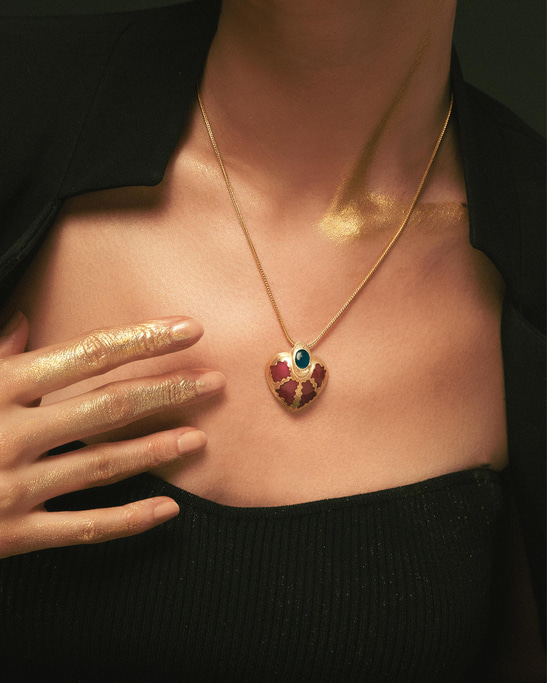 Raina Red Necklace