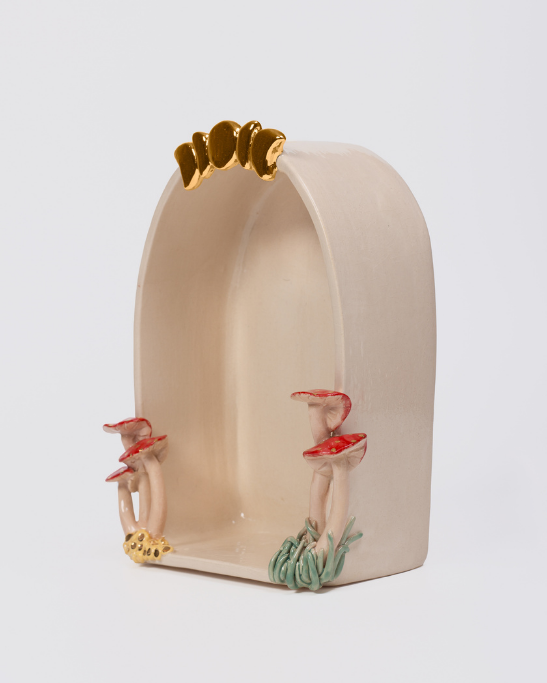 Red Ceramic Altar