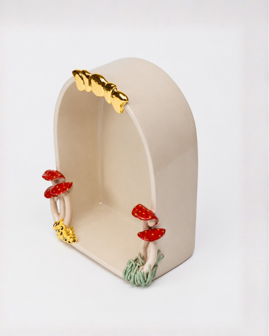 Red Ceramic Altar