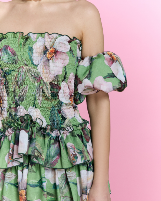 Riviera Ruffle Dress