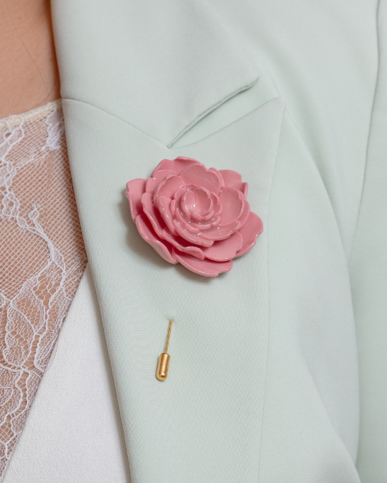 Rose Brooche - Pink