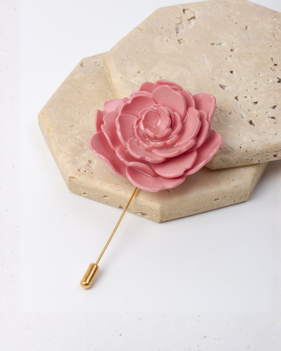 Rose Brooche - Pink