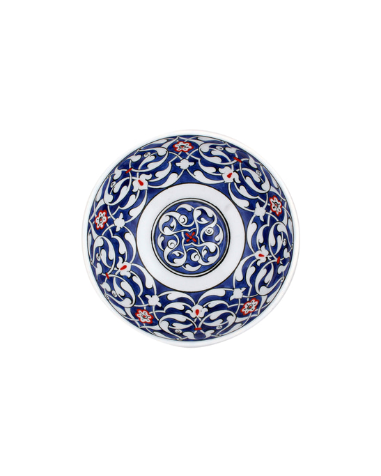 Rumi Patterned Iznik Tile Bowl No:2