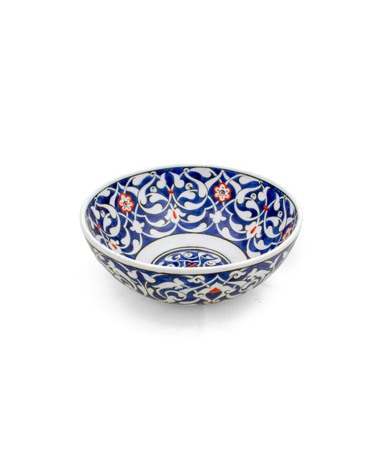 Rumi Patterned Iznik Tile Bowl No:2