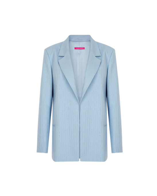 Selin Stone Printed Oversize Blazer