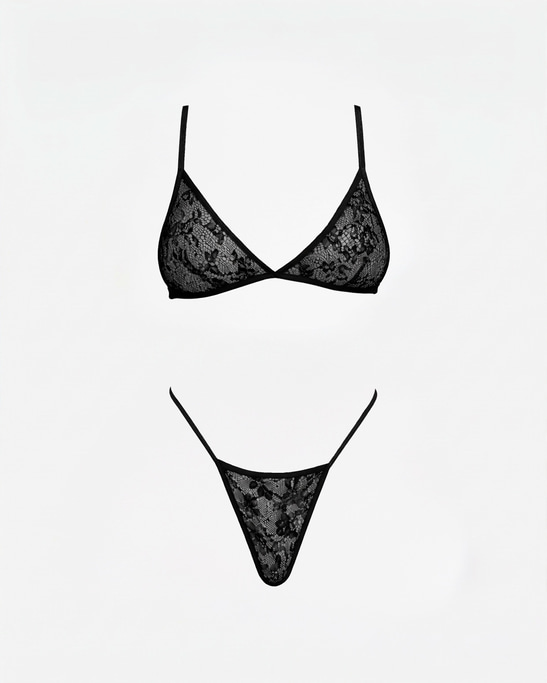 Selvya Set in Black