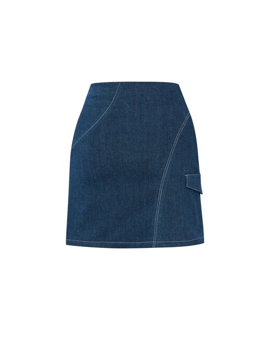 Spin Without Denim Skirt 