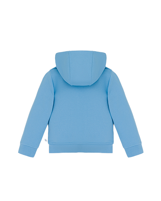 Squeaky Baby Blue Zipped Hoodie Sweatshirt