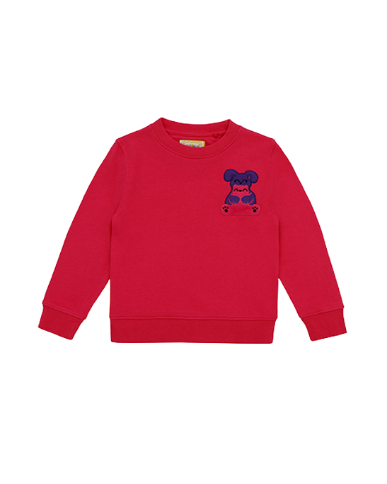 Squeaky Fuchsia Crew Neck Sweatshirt