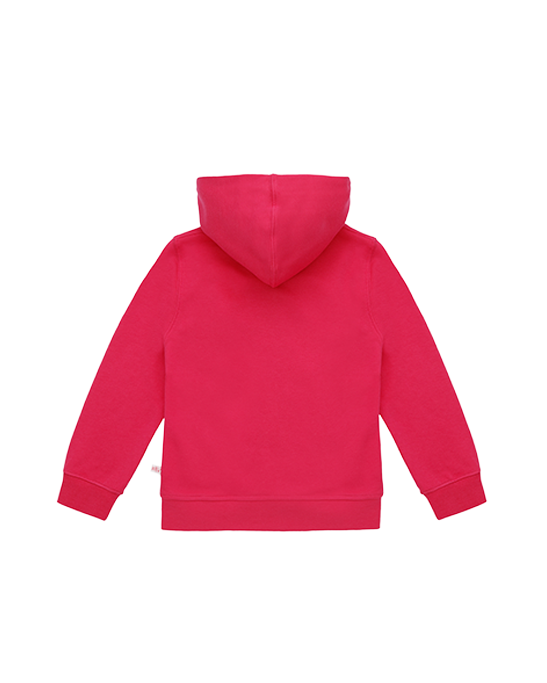 Squeaky Fuchsia Zipped Hoodie Sweatshirt