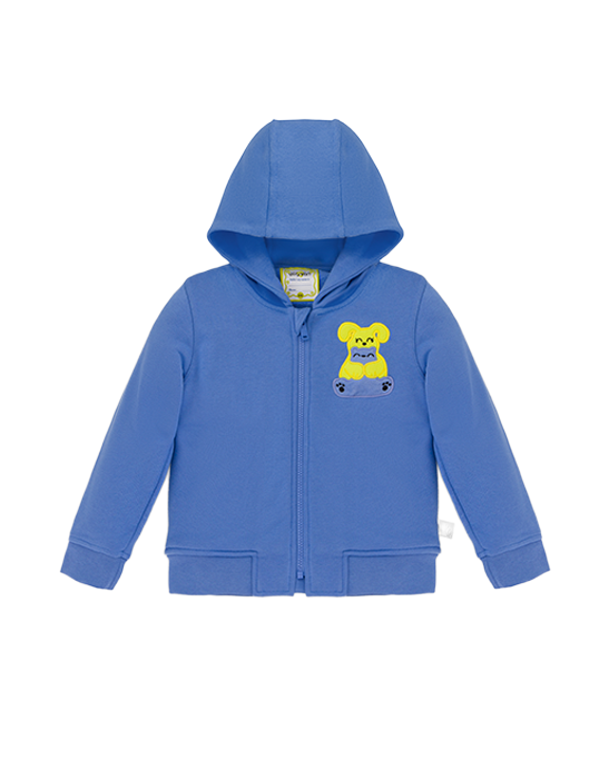 Squeaky Lilac Zipped Hoodie Sweatshirt