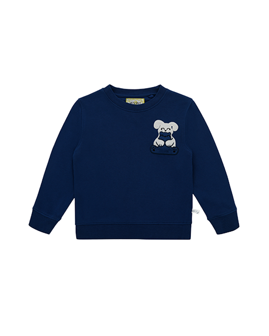 Squeaky Navy Crew Neck Sweatshirt