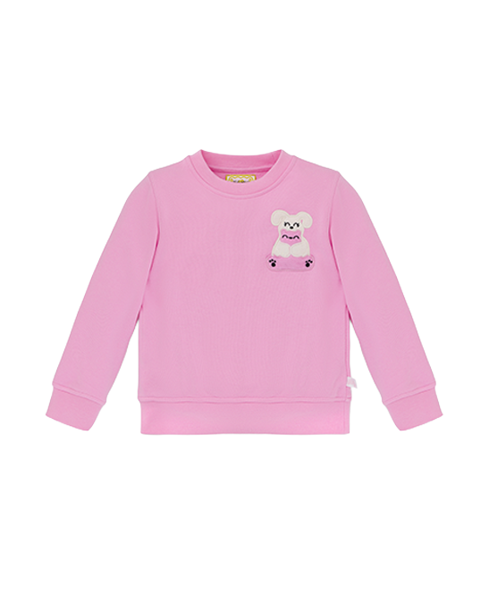 Squeaky Pink Crew Neck Sweatshirt
