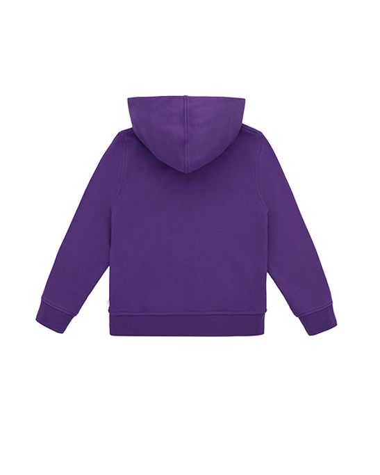 Squeaky Purple Zipped Hoodie Sweatshirt