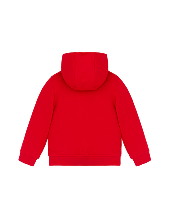 Squeaky Red Zipped Hoodie Sweatshirt
