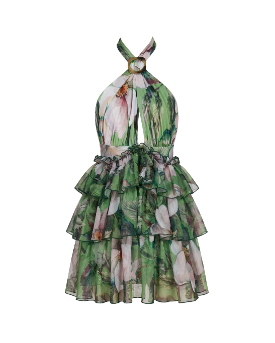 The Riviera Bloom Mini Dress