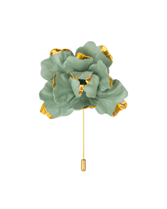 Tulip Brooche - Sage